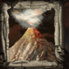 hot volcano wild scatter symbol