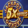 jackpot 5x wins wild symbol