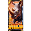 majestic blazing rhino wild symbol