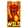majestic red dragon wild symbol