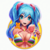 miss candy wild symbol