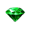 mummys jewels 100 wild green symbol