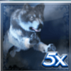 mythic wolf wild symbol