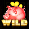 piggy bank stacked fortune wild symbol