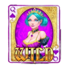 queen of cards wild4 symbol