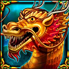 red bird and golden dragon wild symbol