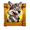 wolf and piggies chase wild symbol