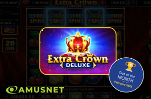 Extra Crown Deluxe by Amusnet - Game of the Month February 2025