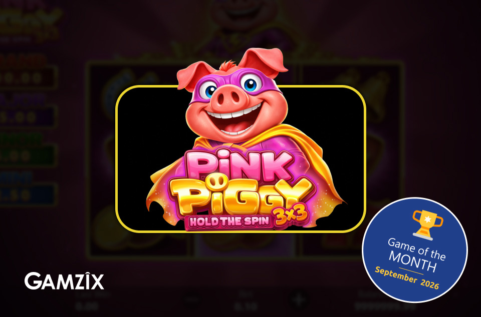 3x3 Pink Piggy Hold The Spin by Gamzix - Game of the Month September 2026