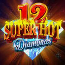 12 super hot diamonds Spielelogo