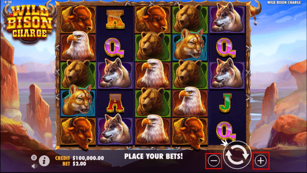 wild bison charge bet