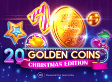20 golden coins christmas edition icon