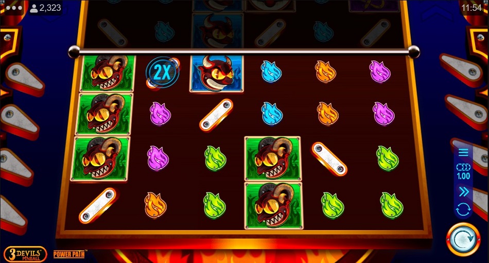 3 devils pinball reels
