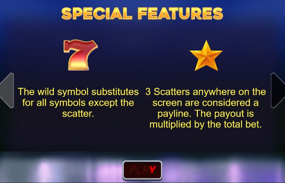 40 fruity reels online slot game features