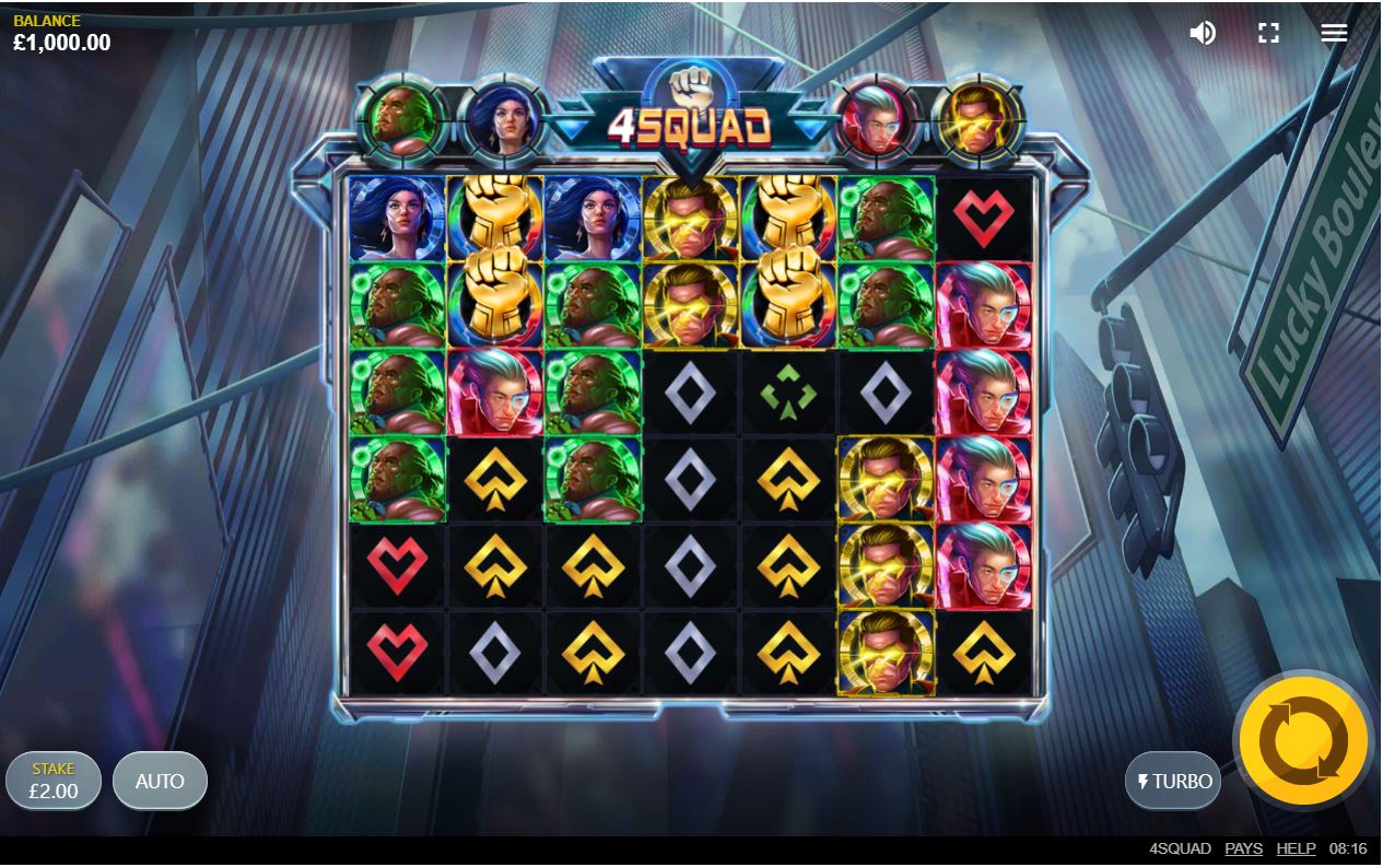 Red Tiger Gaming 4Squad Slot Overview