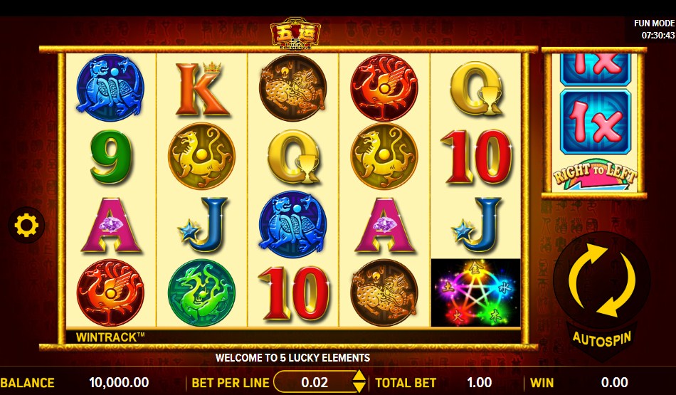 5 lucky elements reels