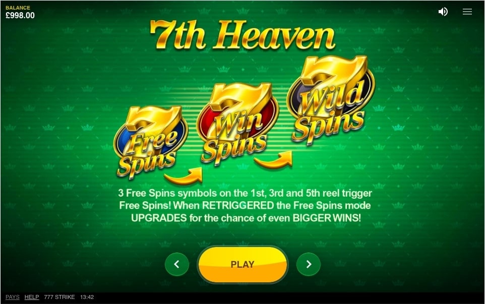 777 Strike Slot Features