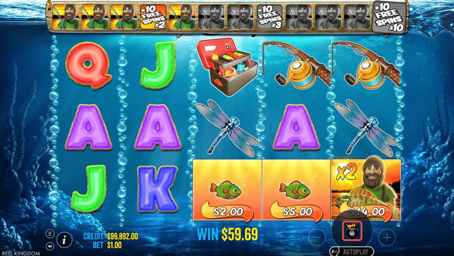 imagen de ronda bono de Big Bass bonanza