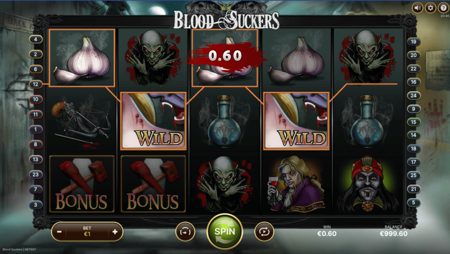 Blood Suckers Volatilidad Baja