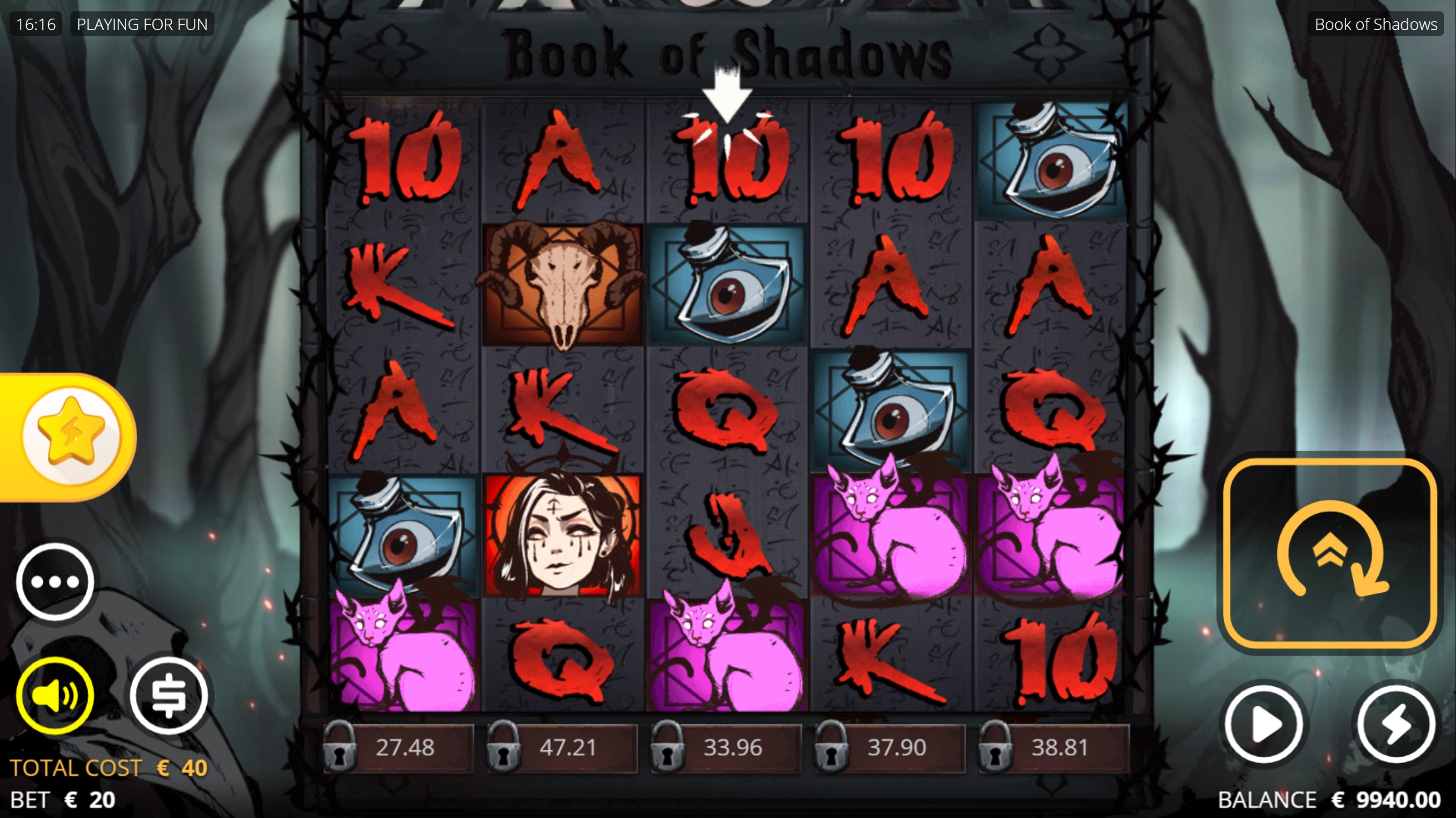 Book of Shadows by NoLimit City
