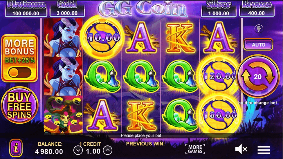CG Coin Hold the Spin Online Slots Game Win