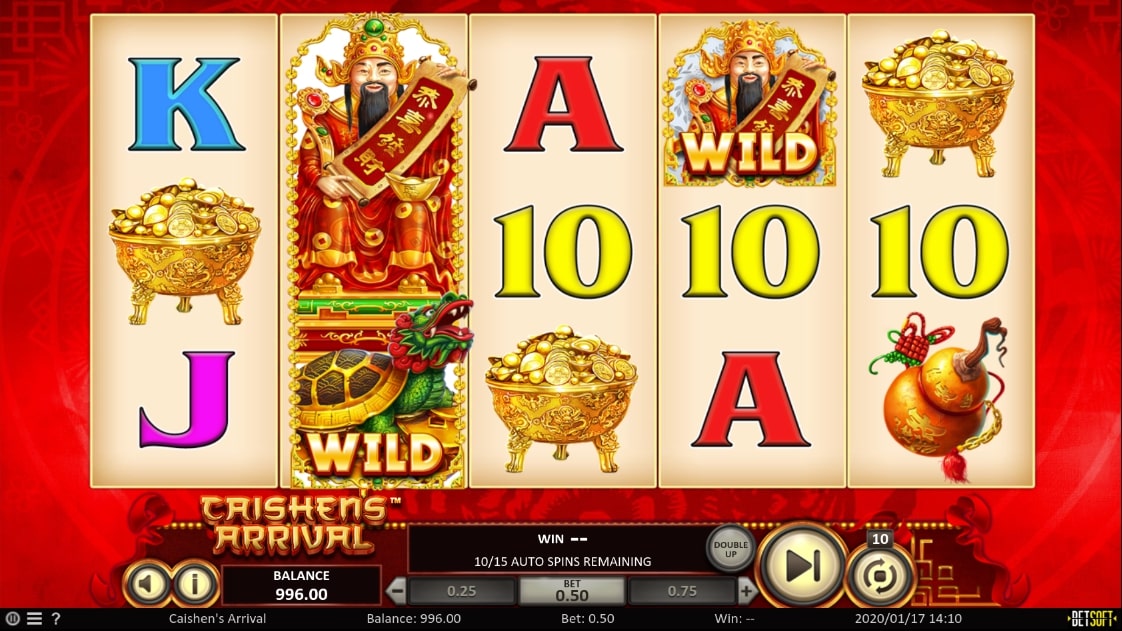BetSoft Caishen's Arrival Slot Reels