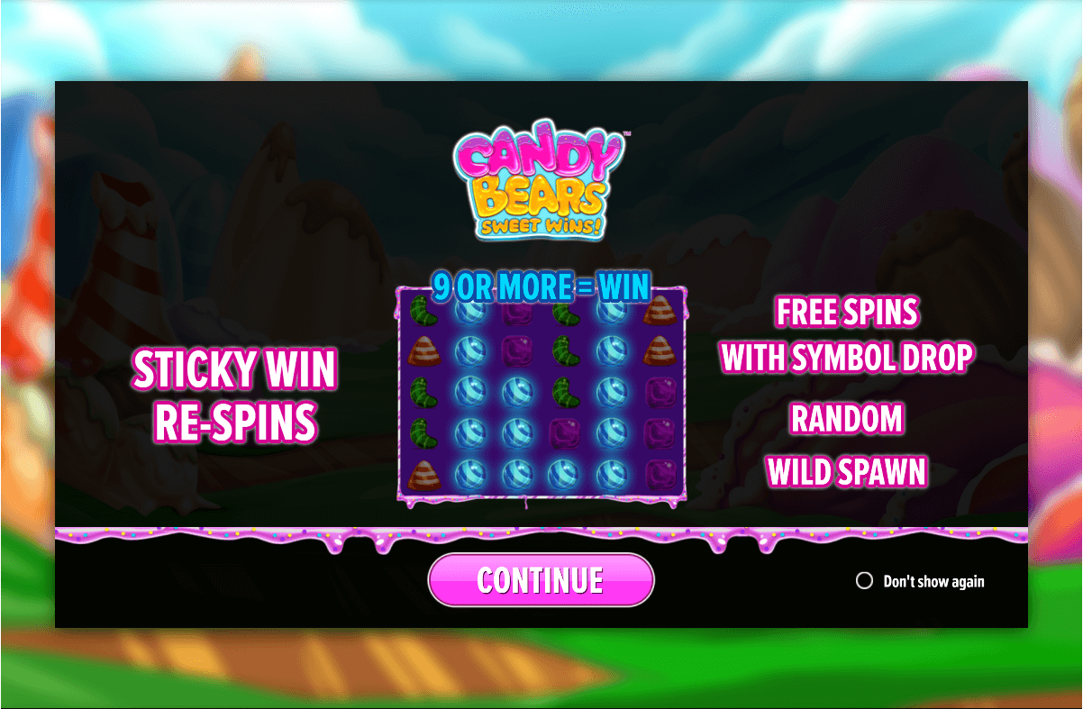 Candy Bears Sweet Wins Online Cards Game Features