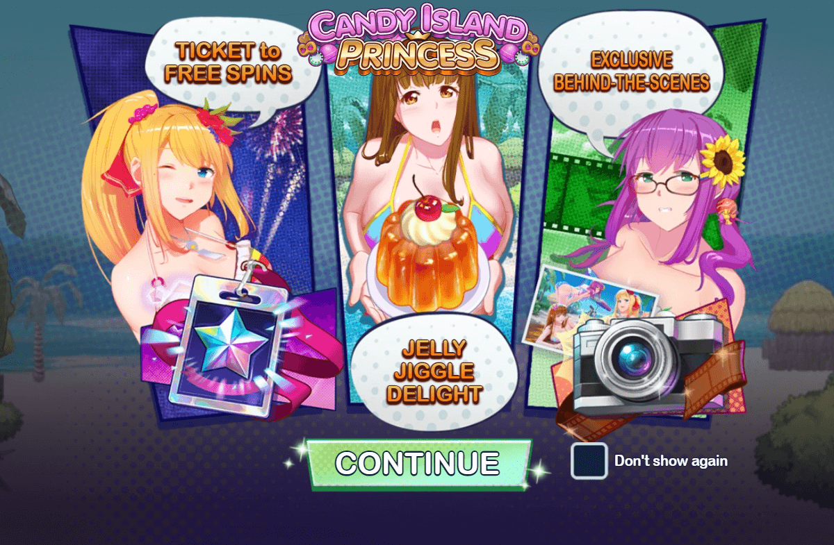 Candy Island Princess Online Cards Game Features