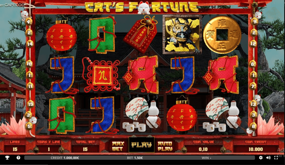 Cat’s Fortune Online Slots Game Reels