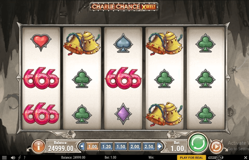 Charlie Chance Online Slots Game Reels