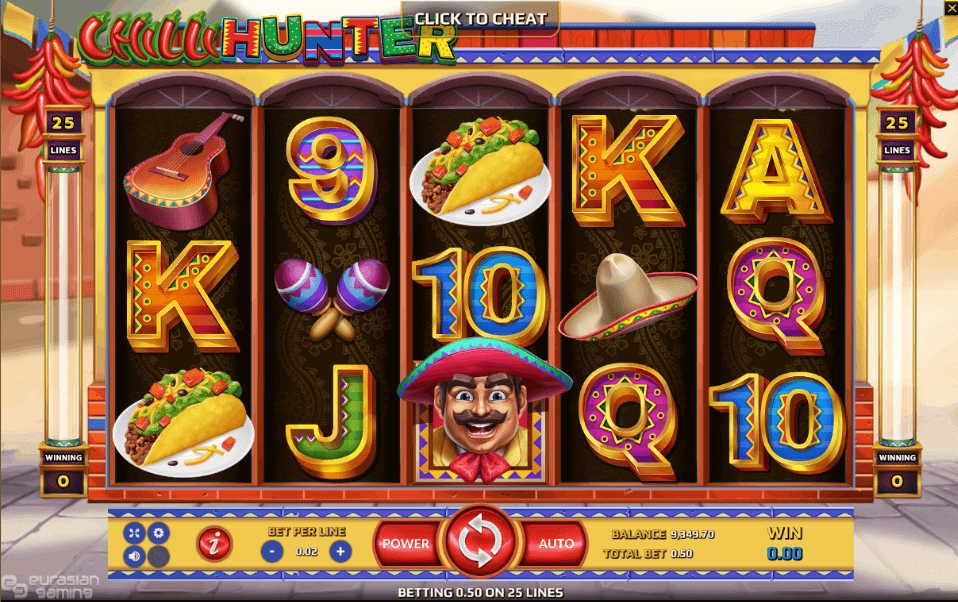 Chilli Hunter Online Slots Game Reels