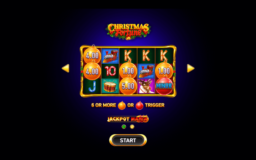 Christmas Fortune Online Slots Game Features
