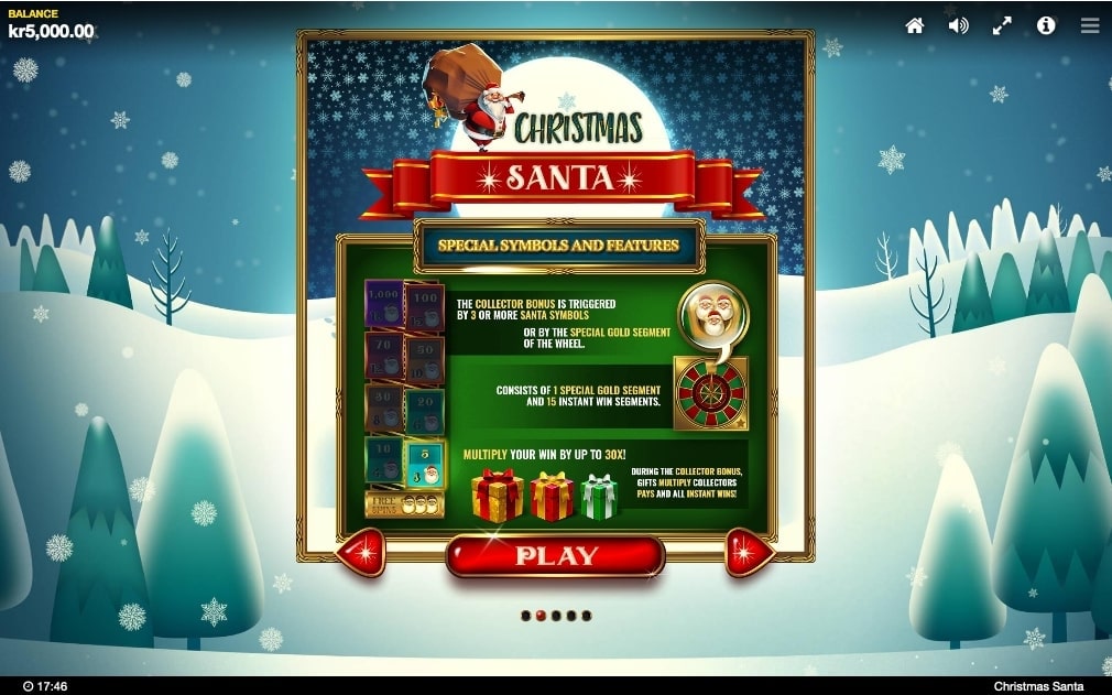 Christmas Santa Slot bonus rounds