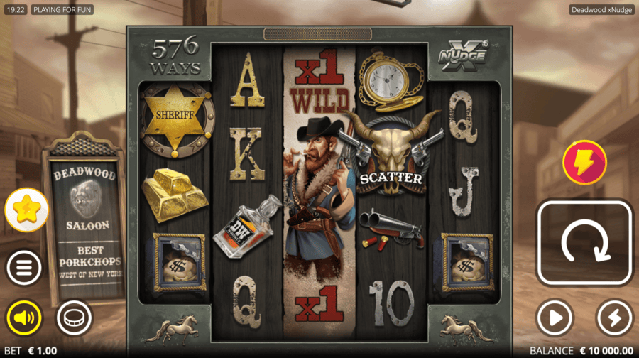 deadwood xnudge stacked wild screenshot