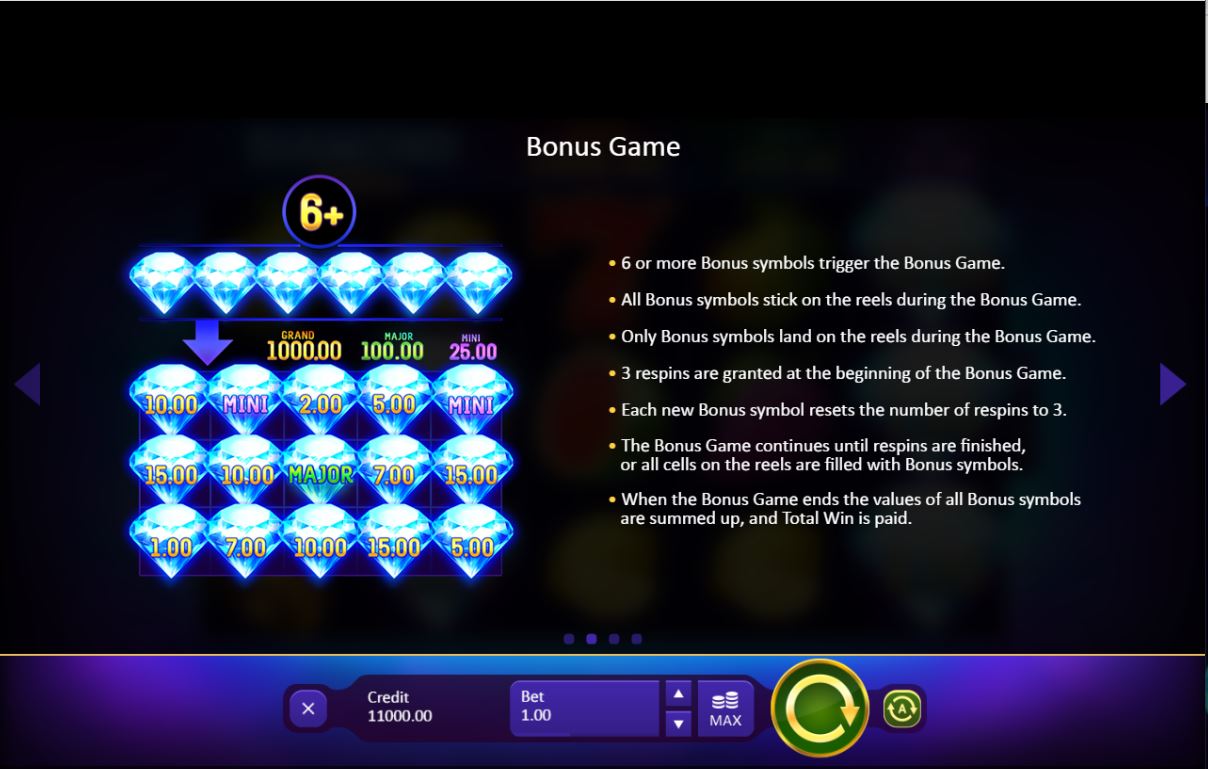 Playson_Diamond_Wins_Hold_and_Win_SLOT_BONUS_FEATURES