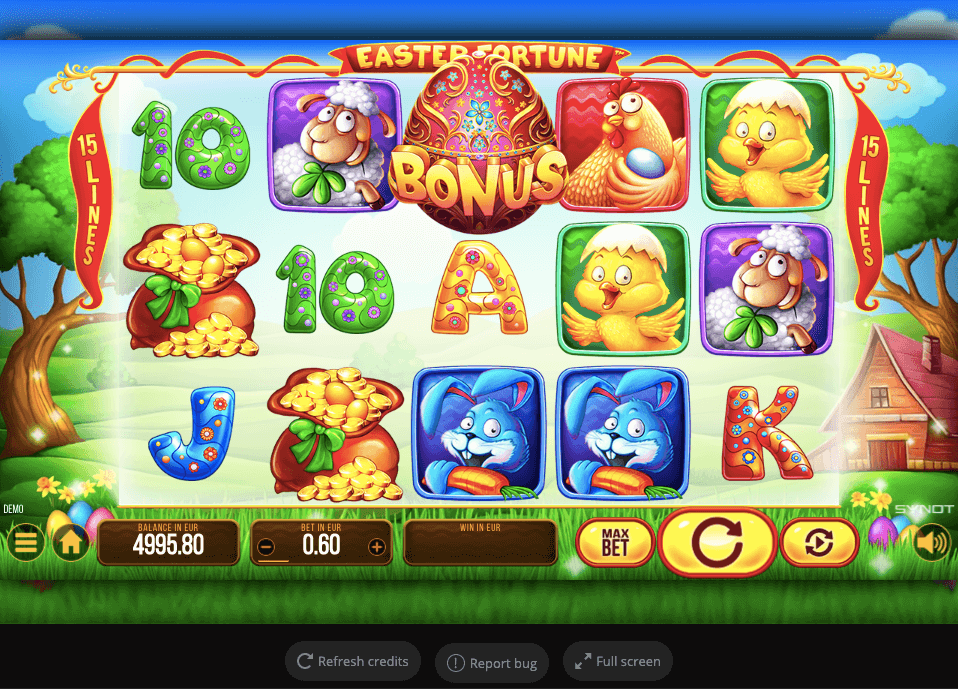Easter Fortune Online Slots Game Reels