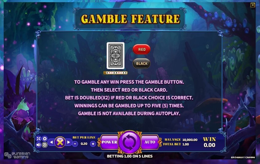 Eurasian Gaming Wizard Online Slots Game Features
