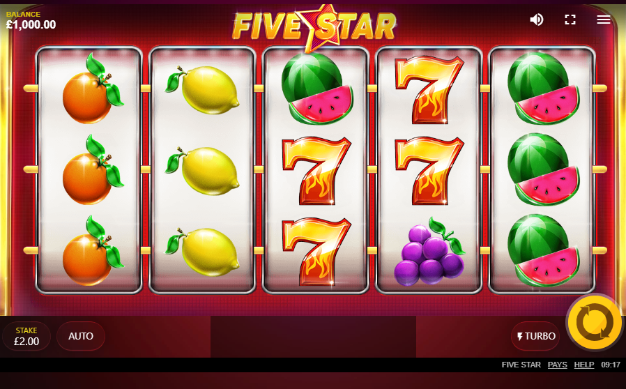 RED_TIGER_GAMING_FIVE_STAR_SLOT_REELS