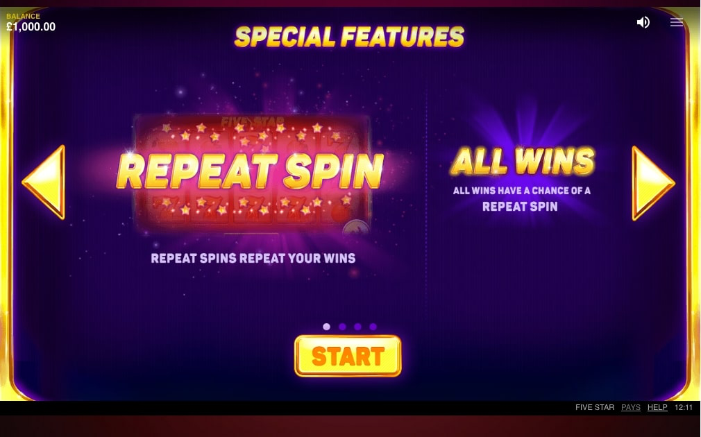 RED_TIGER_GAMING_FIVE_STAR_SLOT_BONUS_FEATURES