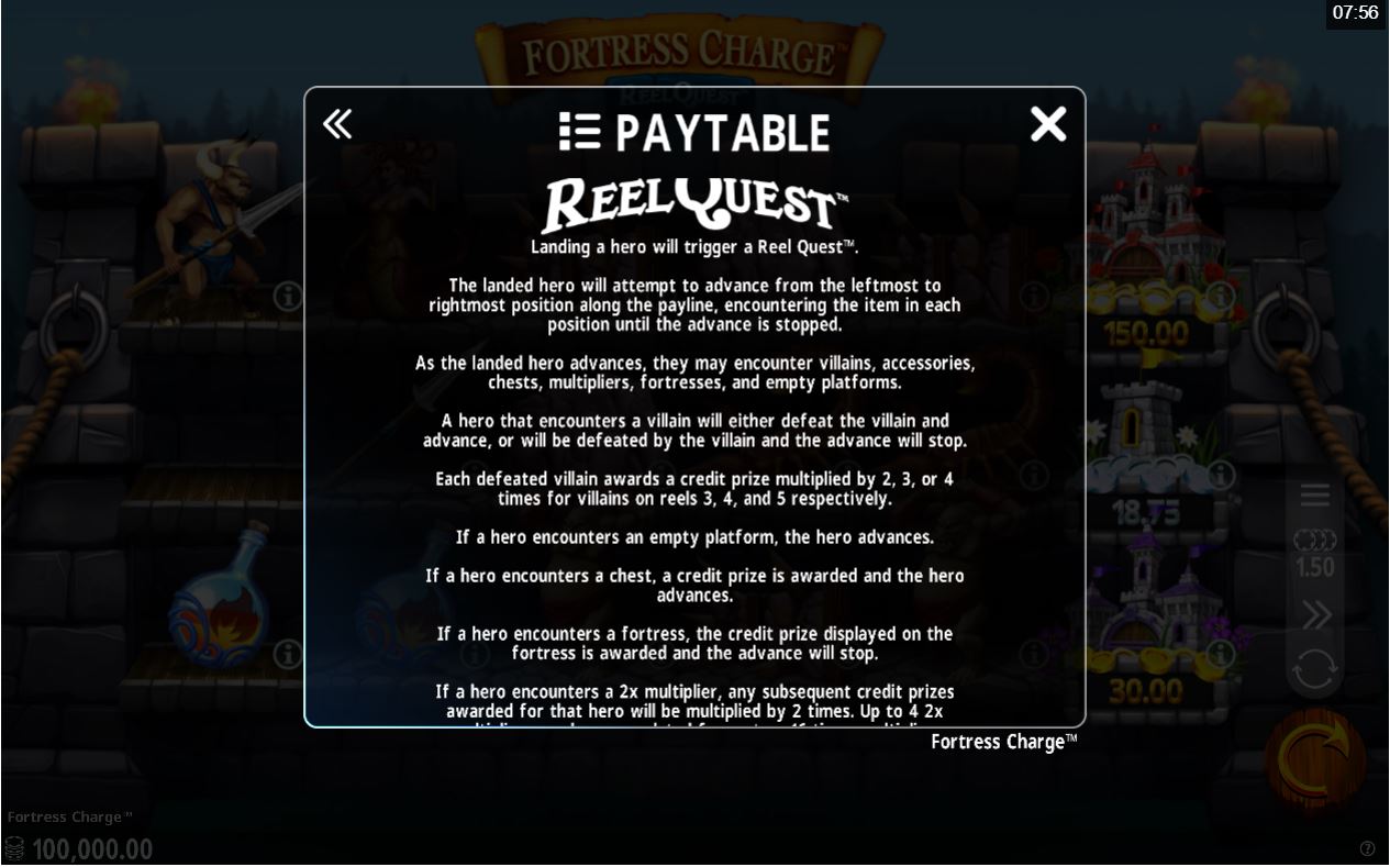 Play Fortress Charge Slot Machine on Mobile
