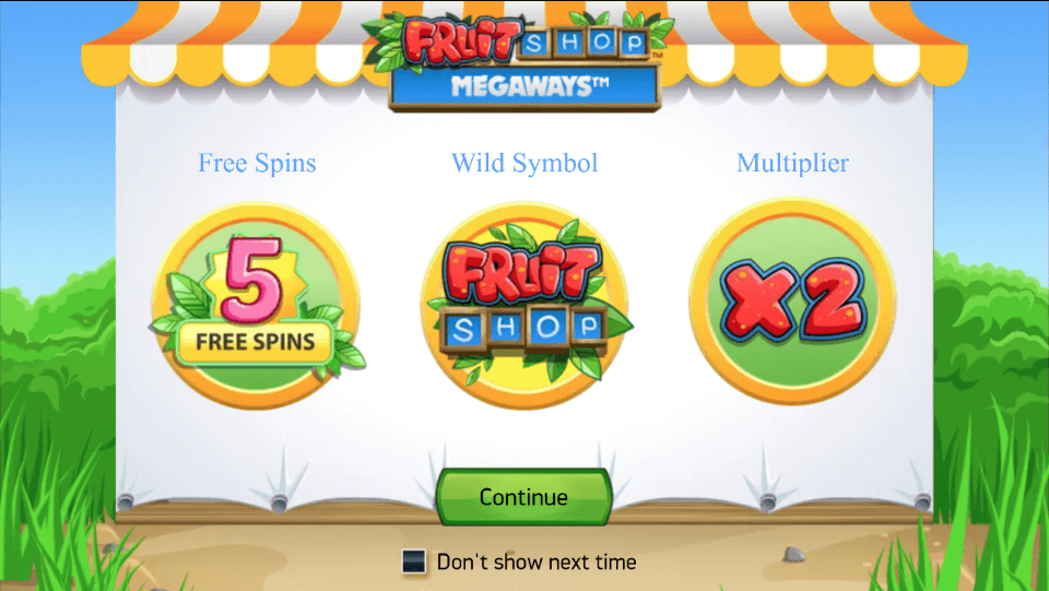 Fruit Shop MegaWays Online Slots Game Features