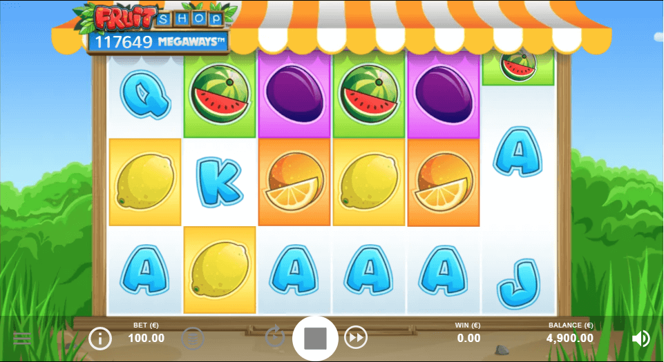 Fruit Shop MegaWays Online Slots Game Reels