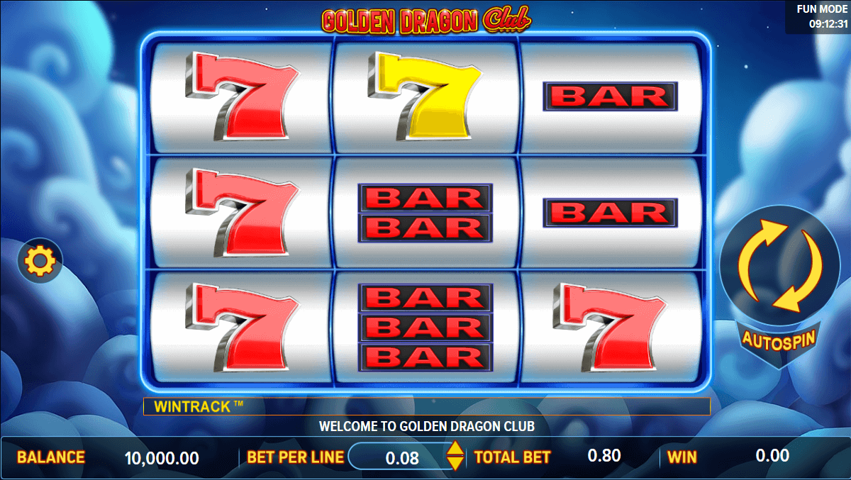 Golden Dragon Club Online Slots Game Reels
