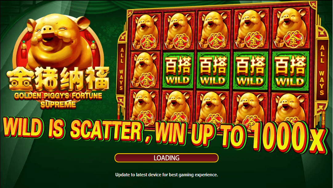 Golden Piggys Fortune Supreme Slots Game Features