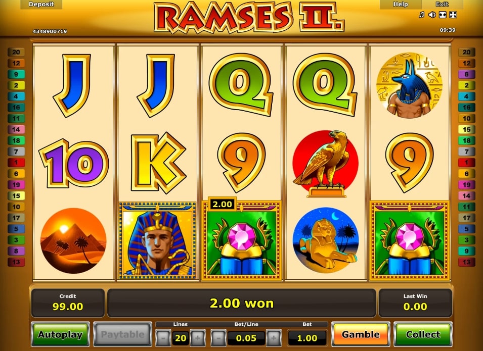 Greentube Ramses 2 Image