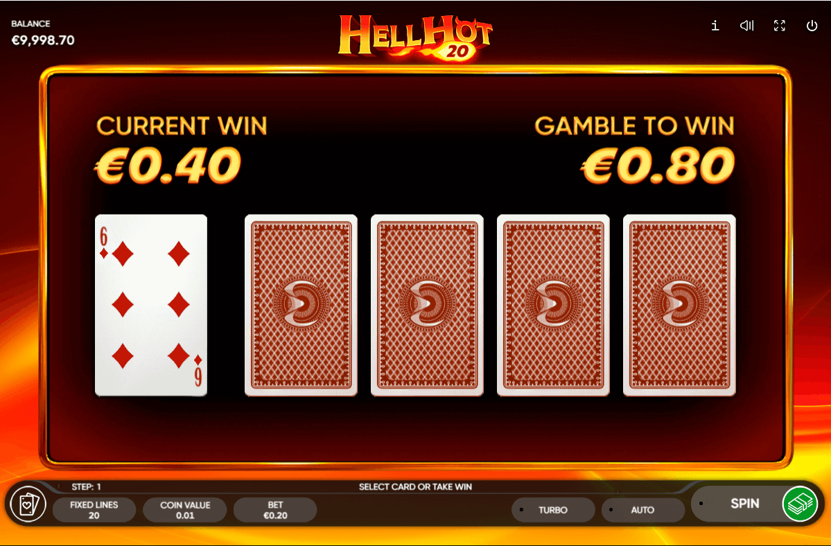 Hell Hot 20 Online Slots Game Features