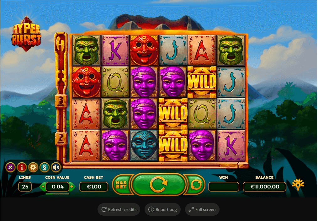 Hyperburst Online Slot Reels