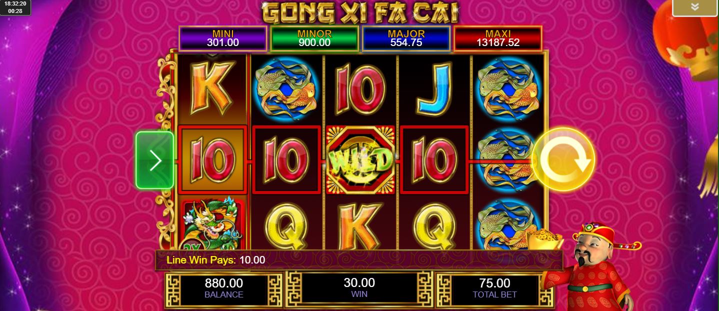 Gong Xi Fa Cai Slot Review, Bonuses &amp; Free Play (96.23% RTP)