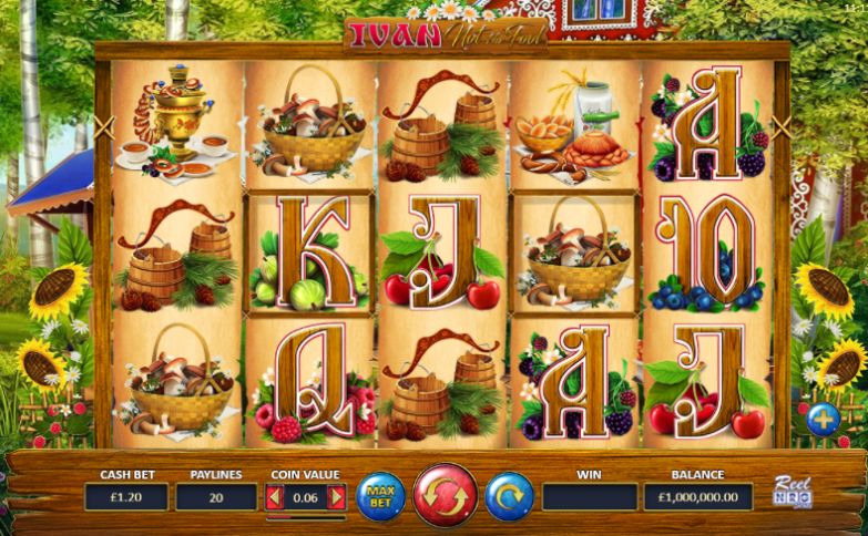 Ivan not the fool online slot game reels
