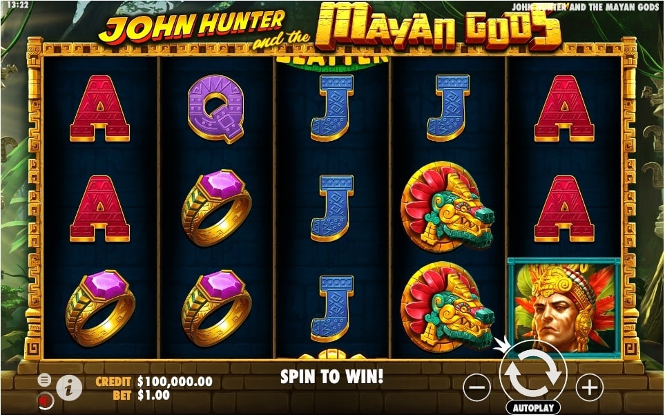 John Hunter Mayan Gods slot